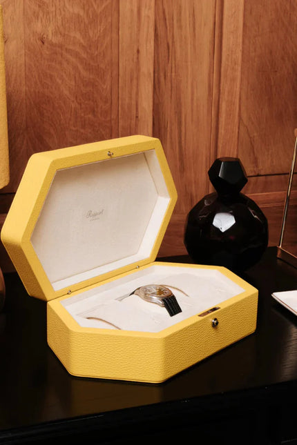 Boîte pour 3 Montres Colorée Jaune - Royaume de la Boîte