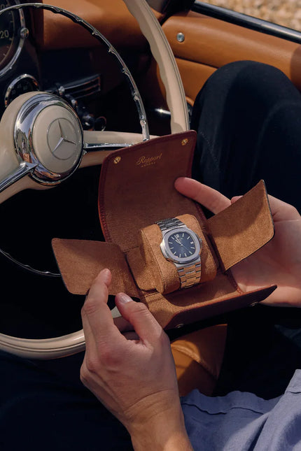 Étui Rolex en Cuir - Marron