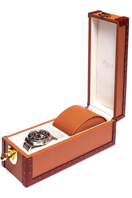 Étui pour 2 Montres - Caramel