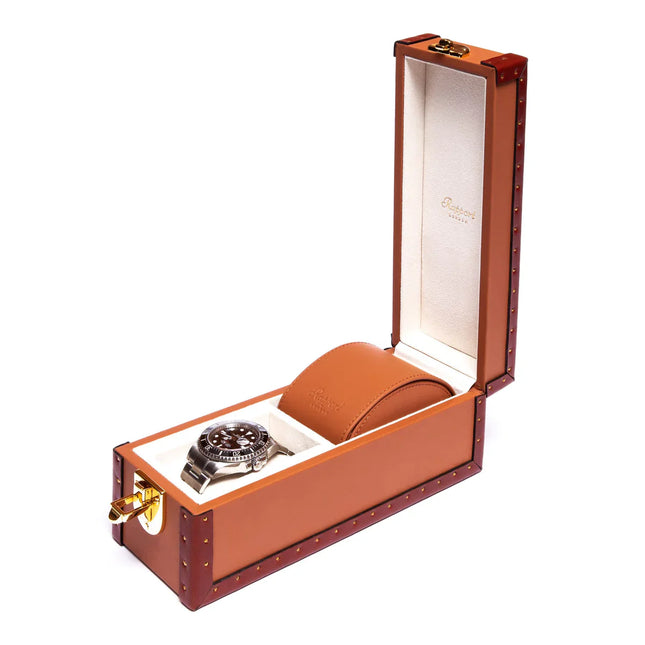 Étui pour 2 Montres - Caramel