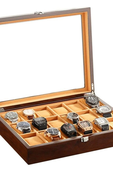Coffret de Rangement à Montre en Bois