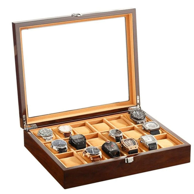 Coffret de Rangement à Montre en Bois