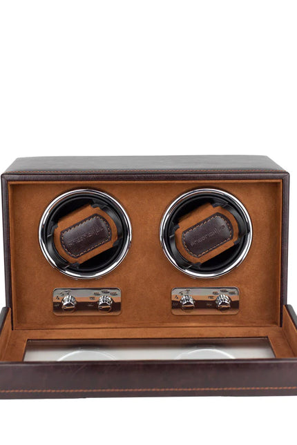 Remontoir pour 2 Montres Automatique - Marron