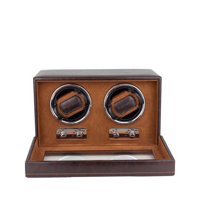 Remontoir pour 2 Montres Automatique - Marron