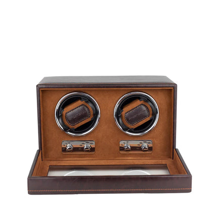 Remontoir pour 2 Montres Automatique - Marron