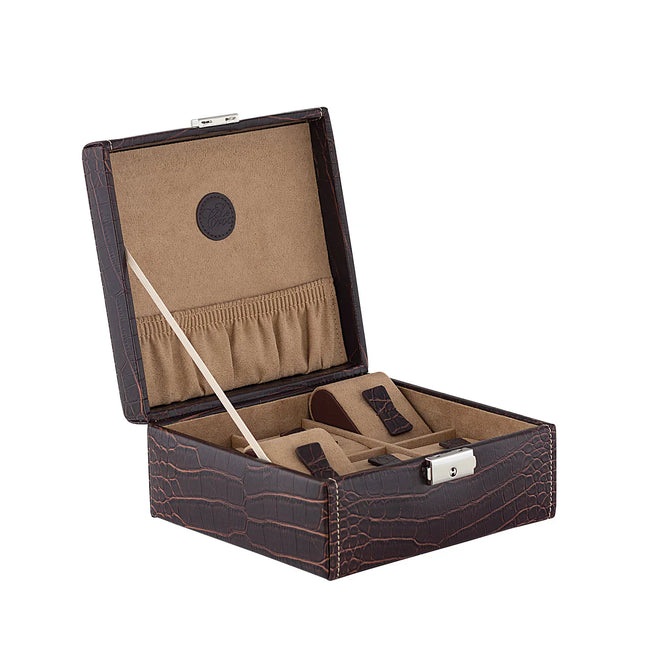 Boîte à Montre pour Homme - Cuir Marron Vintage
