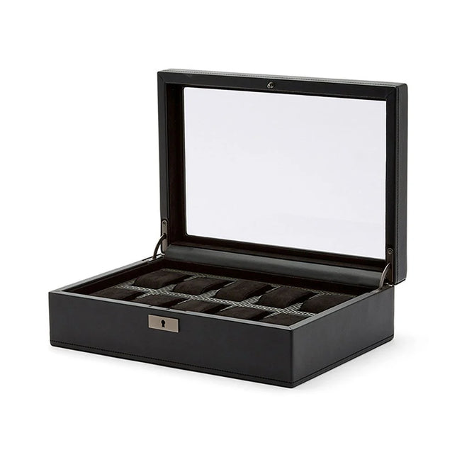 Boîte de Rangement à Montre de Luxe - Métal Argenté