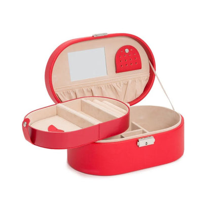 Boîte à Bijoux avec Petits Compartiments - Rouge