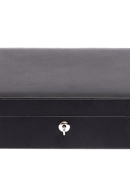 Boîte De Rangement À Montre Noire - Cuir Prestigieux