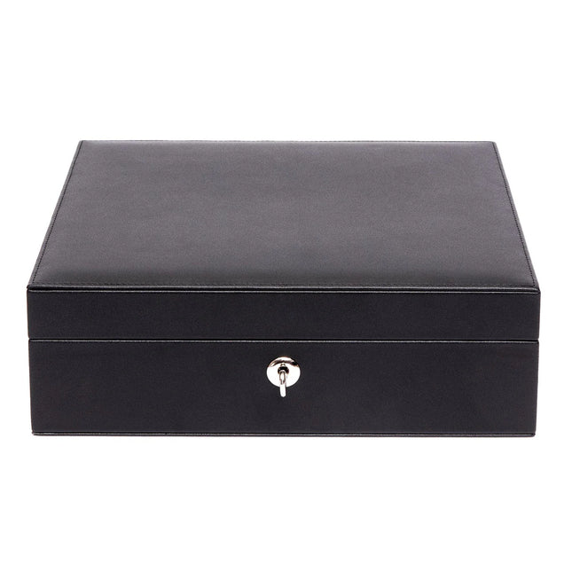 Boîte De Rangement À Montre Noire - Cuir Prestigieux