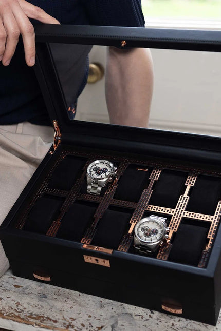 Boîte à Montre pour Homme de Luxe - Royaume de la Boîte