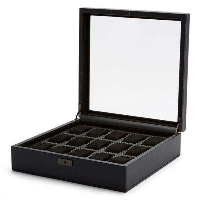Boîte de Rangement à Montre de Luxe - Métal Argenté