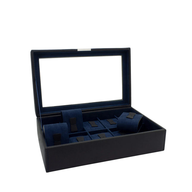 Boîte à Montre Homme Design - Bleu Marine