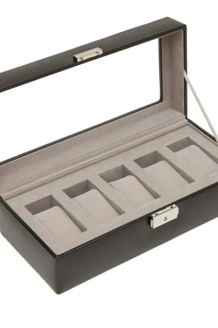 Coffret pour 5 montres - Gris & Noir