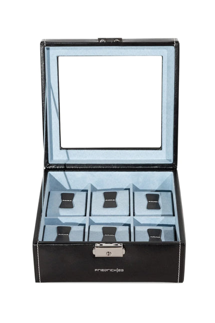 Boîte de Coffret à Montre - Intérieur Bleu Clair