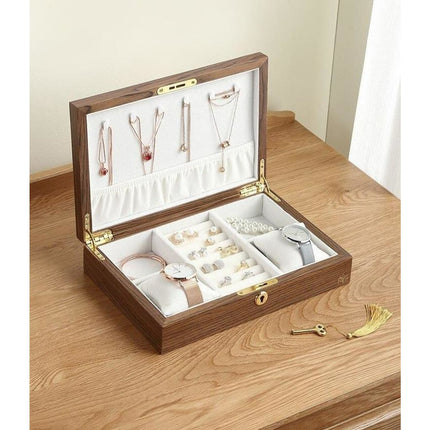 Boîte à Bijoux en Noyer - Marron
