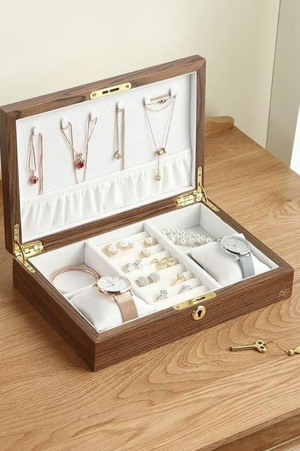 Boîte à Bijoux en Noyer - Marron