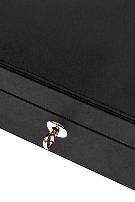 Boîte De Rangement À Montre Noire - Cuir Prestigieux