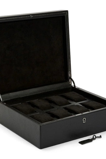 Coffret de Rangement à Montre en Noir - Royaume de la Boîte