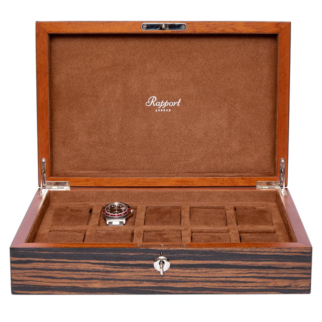 Coffret de Rangement à Montres en Bois - Massif