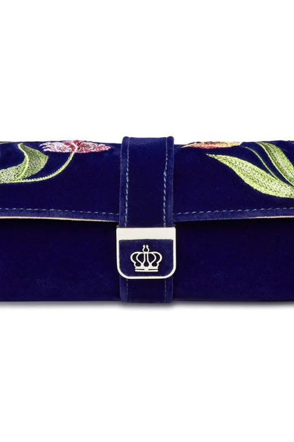 Étui à Montre Pour Femme - Bleu Fleuri