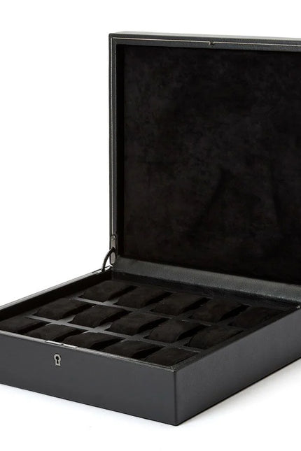 Coffret de Rangement à Montre de Luxe - Noir Intense