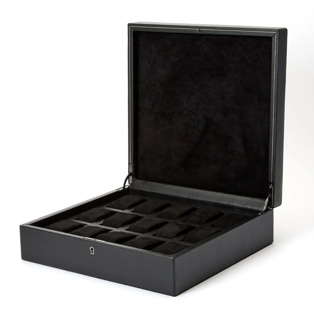 Coffret de Rangement à Montre de Luxe - Noir Intense