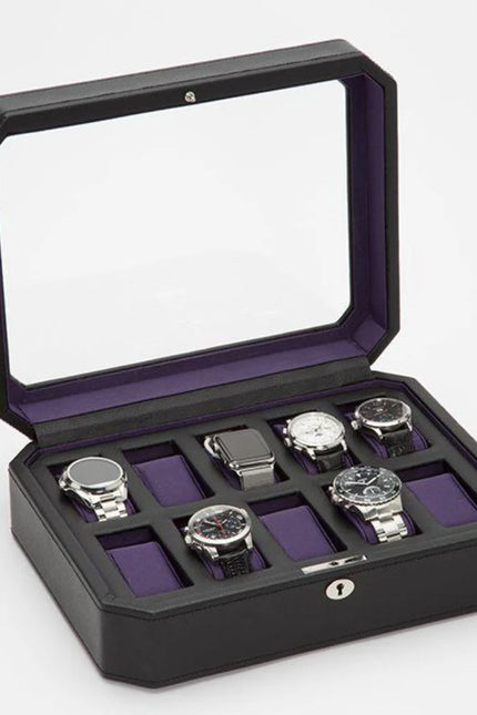 Grand Coffret à Montre Violet - Royaume de la Boîte