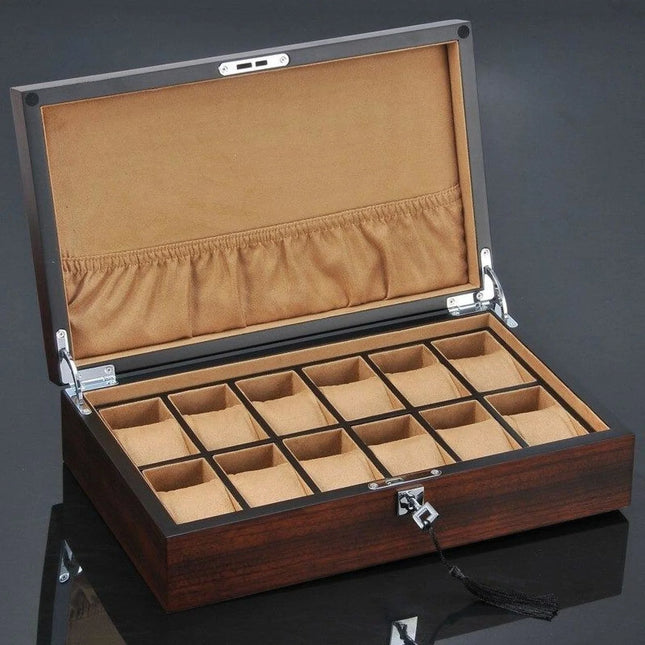 Coffret 12 Montres - Marron