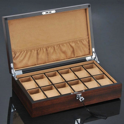 Coffret 12 Montres - Marron
