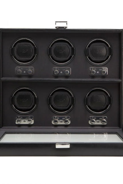 Remontoir pour 6 Montres Automatique - Noir Profond