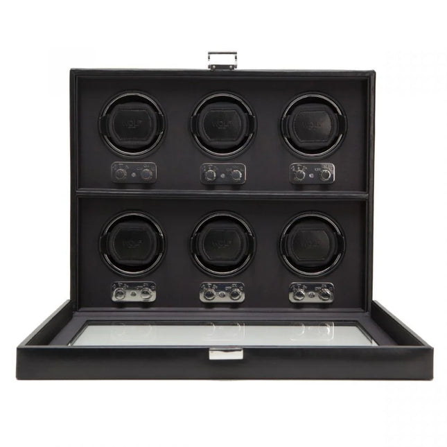 Remontoir pour 6 Montres Automatique - Noir Profond