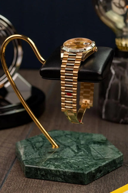 Porte Montre pour Homme - Marbre Vert